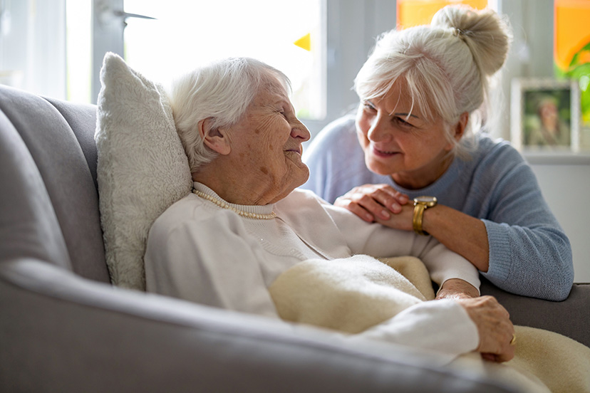 Caregiver and patient