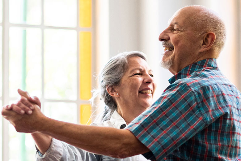 Senior Couple Dancing