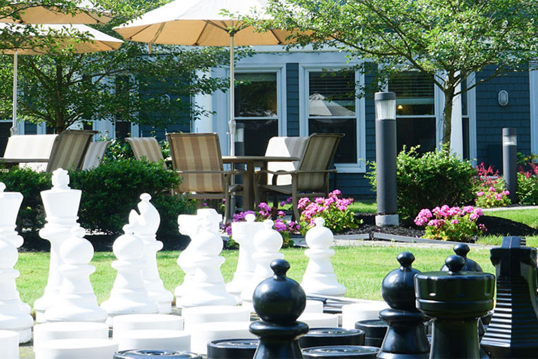 Large chess game at Herrick House